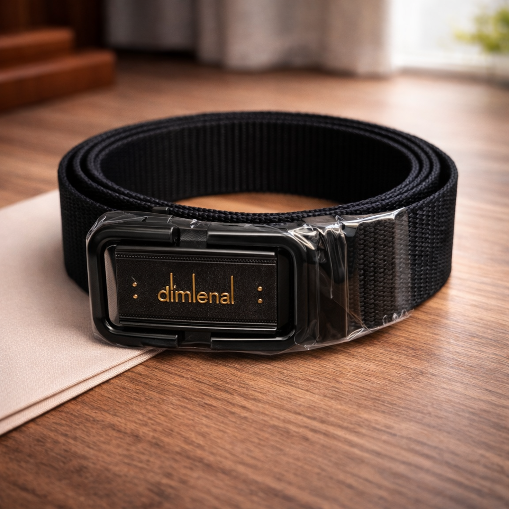 Black Tactical Nameplate Belt